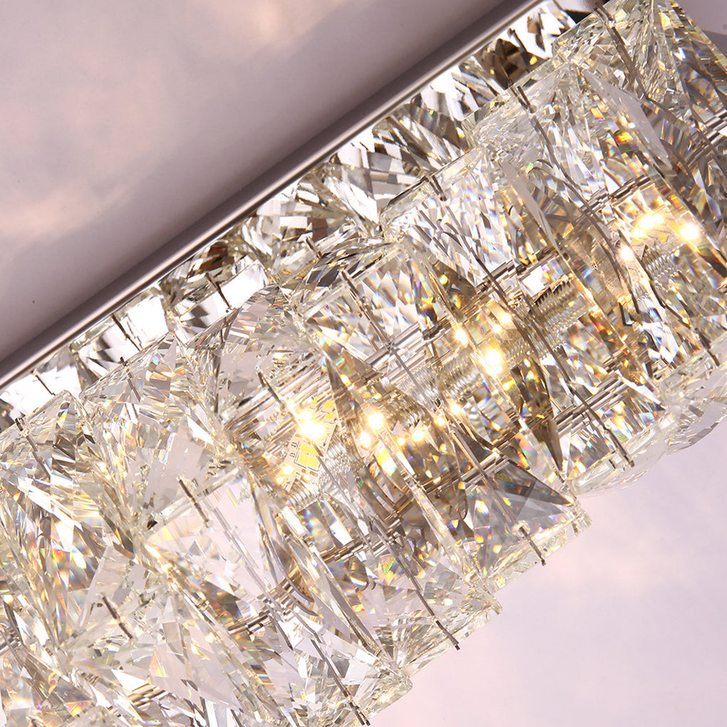Creative Crystal LED Wall Sconce with 3 Step Dimming