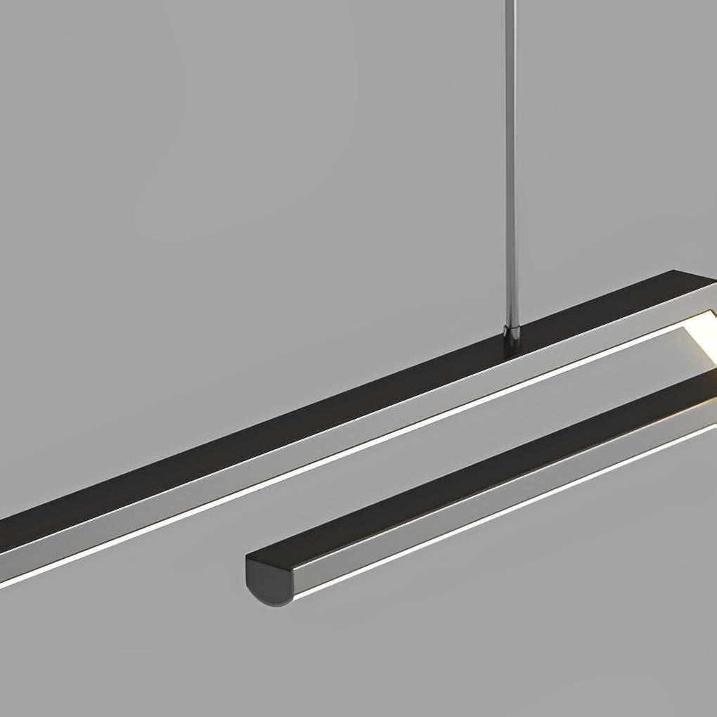 Minimalist Creative Linear LED Three-Step Dimming Modern Chandelier
