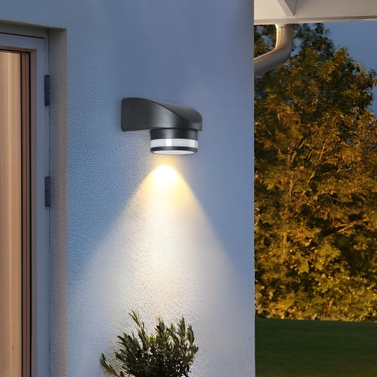 Round LED Outdoor Waterproof Up and Down Wall Lamp
