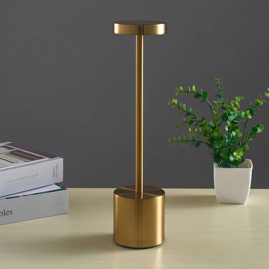 Rechargeable Portable Modern Rod Table Lamp – Cordless LED Lighting with USB Charging