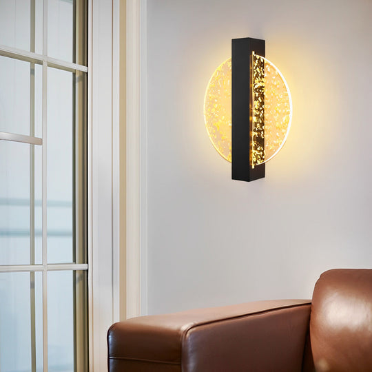 Round Square Semicircle LED Nordic Bedside Wall Lamp