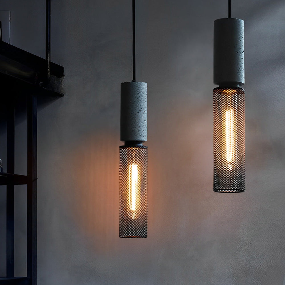 Creative Metal Meshed Black Industrial Style Pendant Light Chandelier