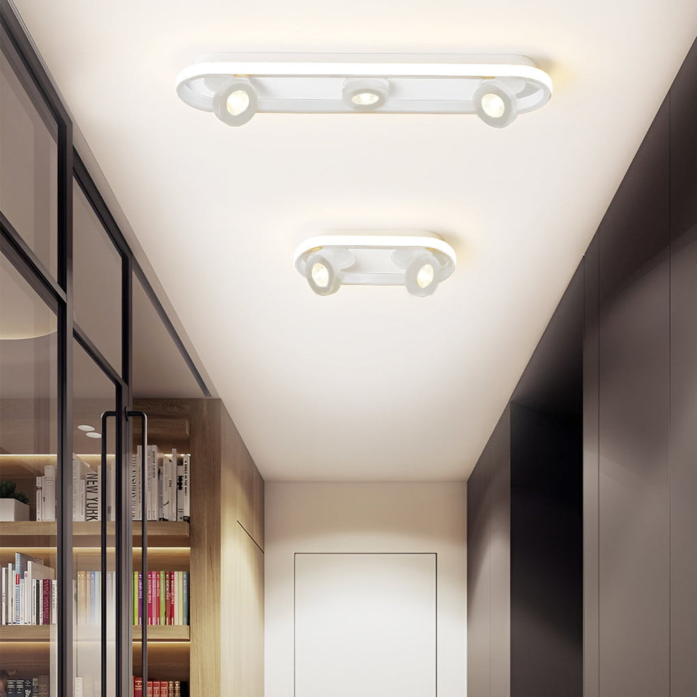 Rounded Rectangular – LED Adjustable Spotlight Modern Ceiling Light