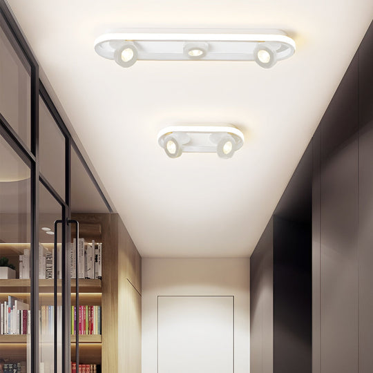 Rounded Rectangular – LED Adjustable Spotlight Modern Ceiling Light