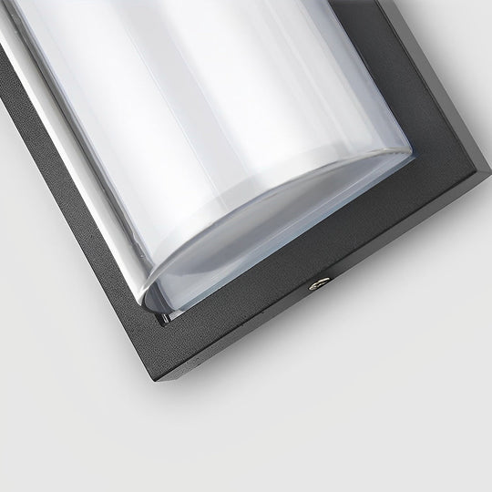 Creative Waterproof LED Modern Black Outdoor Wall Sconce Light