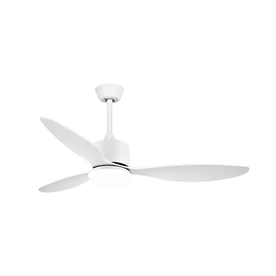 3-Blade Modern Ceiling Fan with Dimmable LED Light and Remote Control
