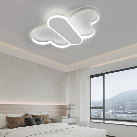 Cartoon Butterflies Shaped LED Dimmable Ceiling Light – With Remote Control