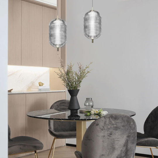 Personality Glass Shade LED Iron Creative Nordic Chandelier