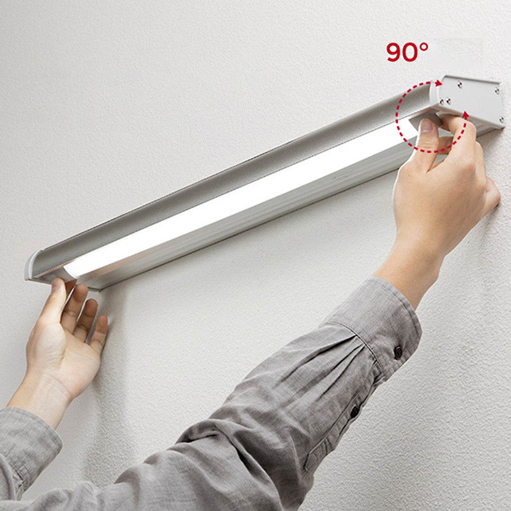 Rectangular Adjustable Waterproof LED Solar Wall Lamp