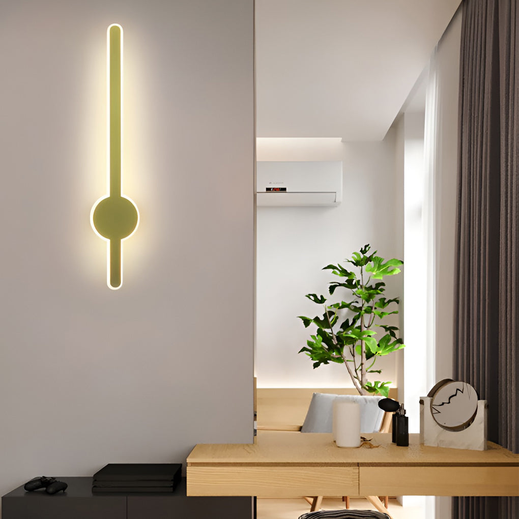 Modern LED Bar Wall Sconce – Black, White, or Gold Finish