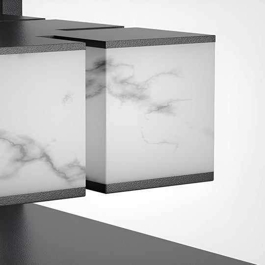 Square LED Waterproof Modern Solar Deck Post Light