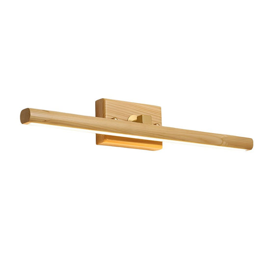 Rotatable Wood LED Bathroom Vanity Light with 3-Step Dimming