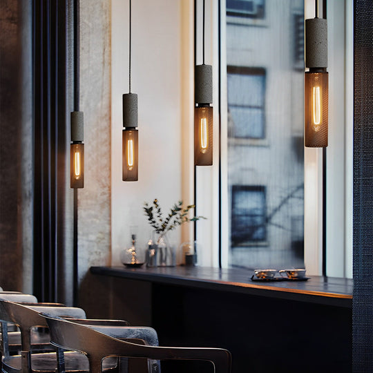 Creative Metal Meshed Black Industrial Style Pendant Light Chandelier