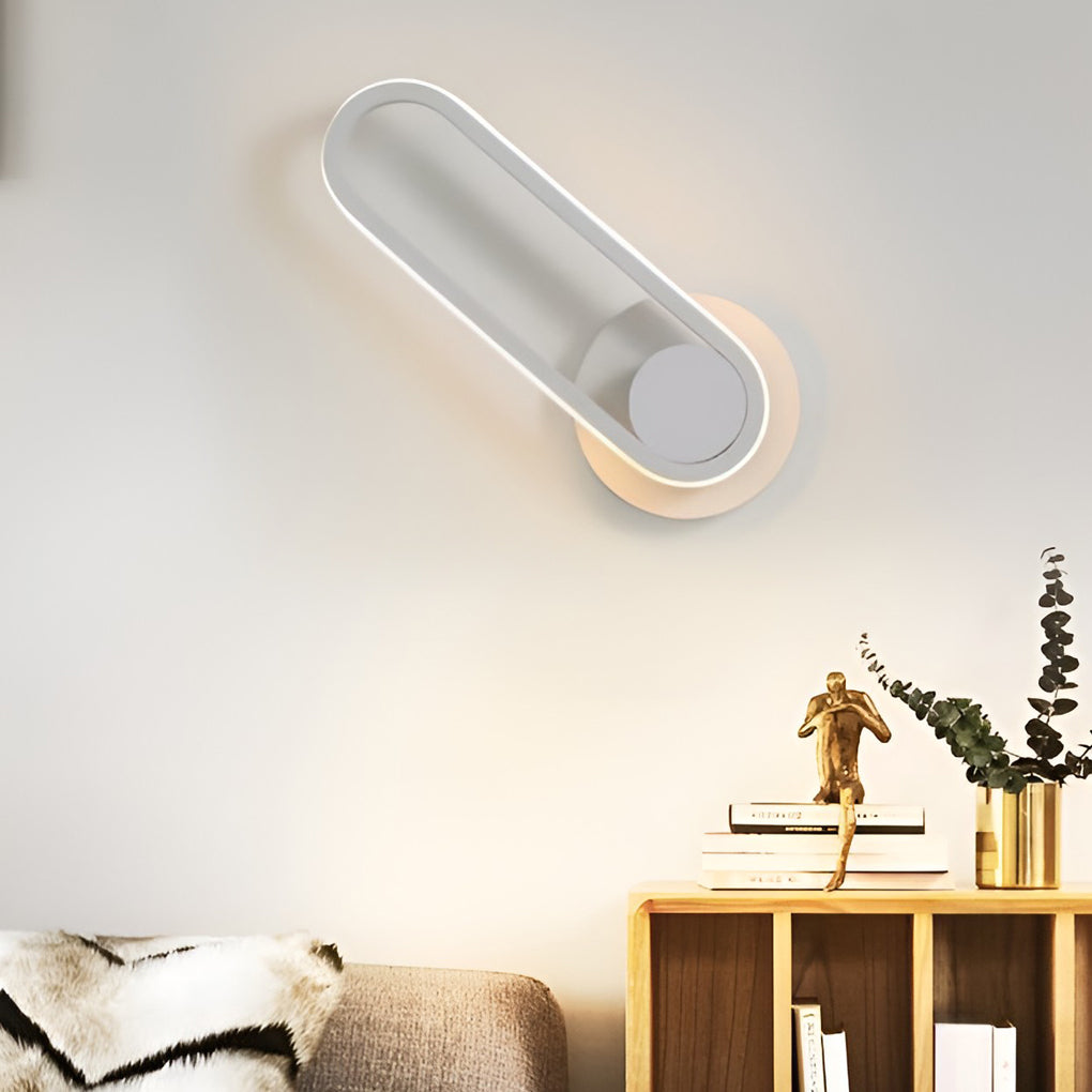 330° Rotatable Rounded Rectangular LED Nordic Wall Lamp