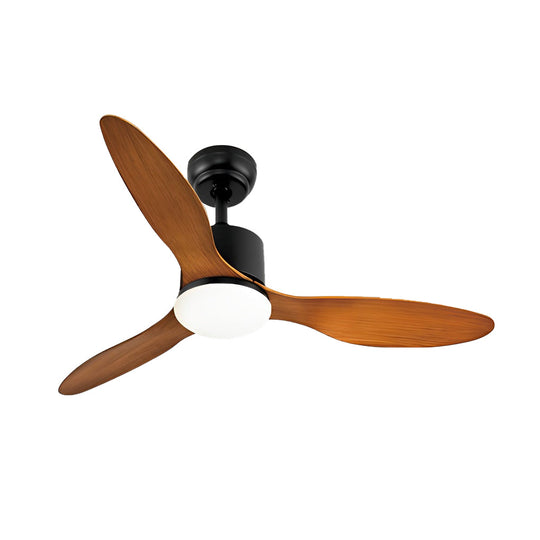 3-Blade Modern Ceiling Fan with Dimmable LED Light and Remote Control