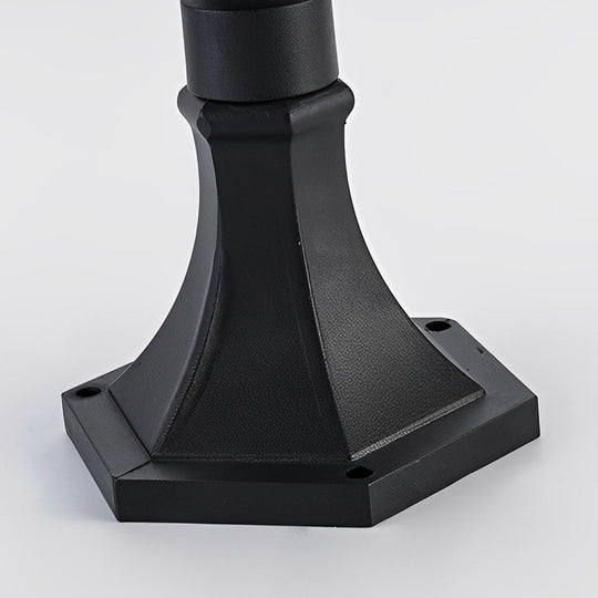 Ancient House Style Solar LED Post Light with 3-Step Dimming