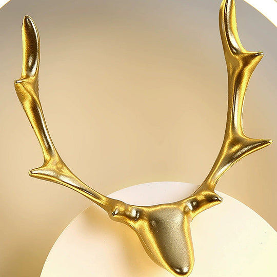 Antler Design Round and Square Modern LED Wall Lamp