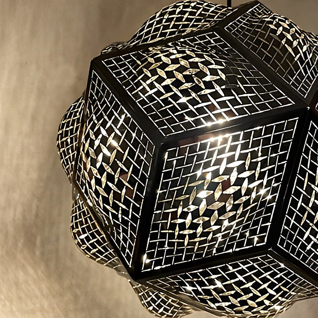 Irregular Ball 3D Stainless Steel Postmodern Chandelier Pendant Light