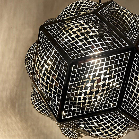Irregular Ball 3D Stainless Steel Postmodern Chandelier Pendant Light