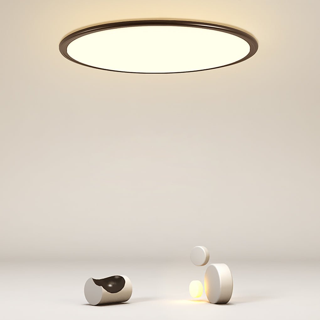 16" Modern LED Ultrathin Circle Flush Mount Ceiling Light