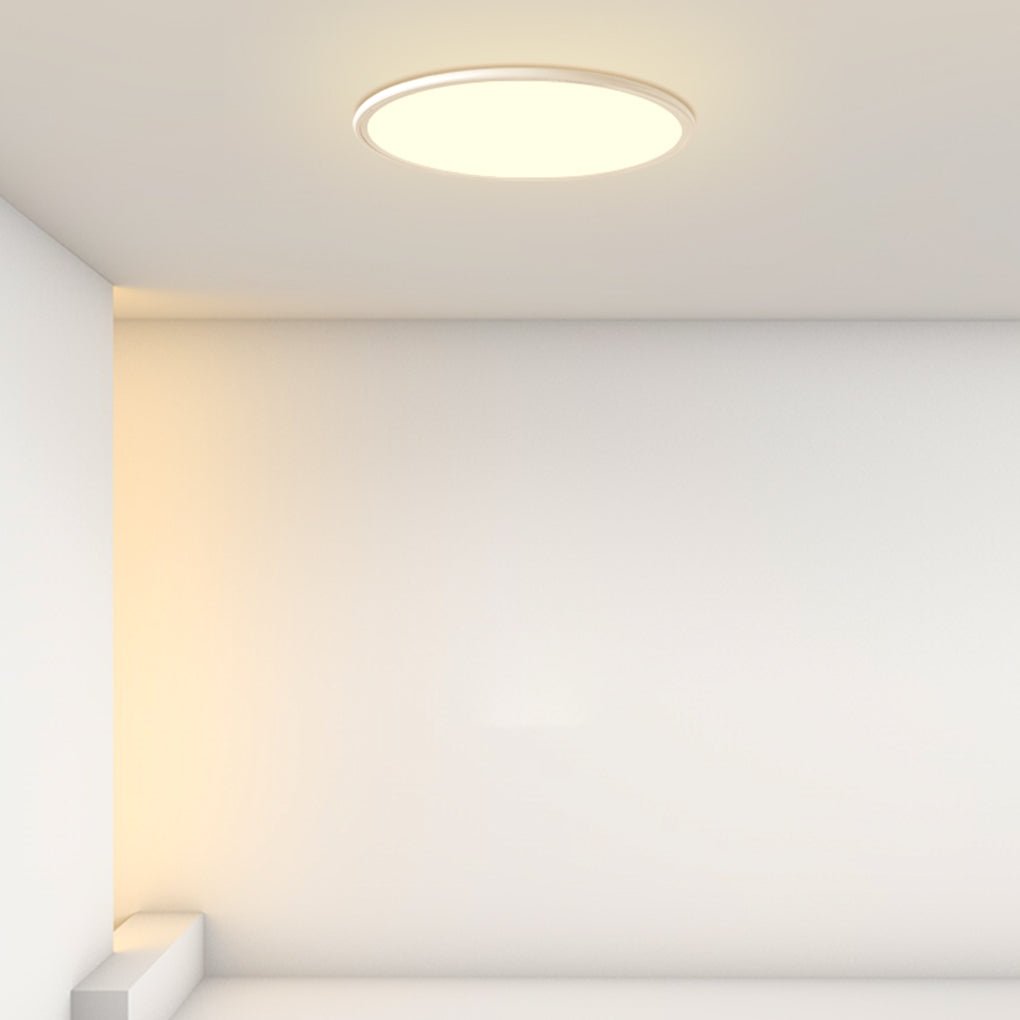 16" Modern LED Ultrathin Circle Flush Mount Ceiling Light