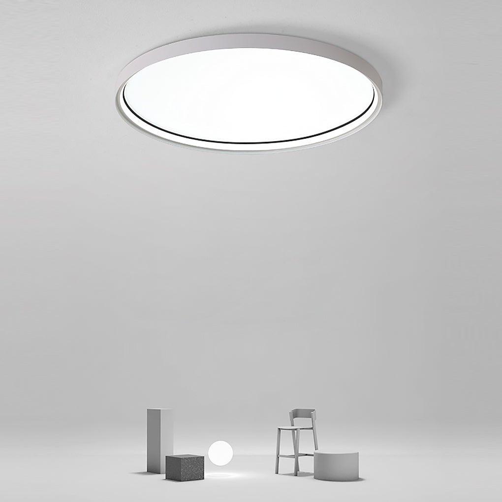 16" Single LED Acrylic Circle Flush Mount Light