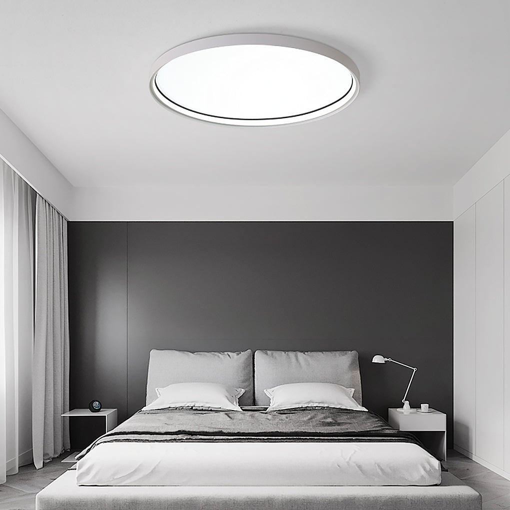 16" Single LED Acrylic Circle Flush Mount Light