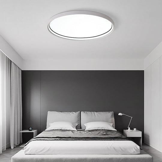 16" Single LED Acrylic Circle Flush Mount Light