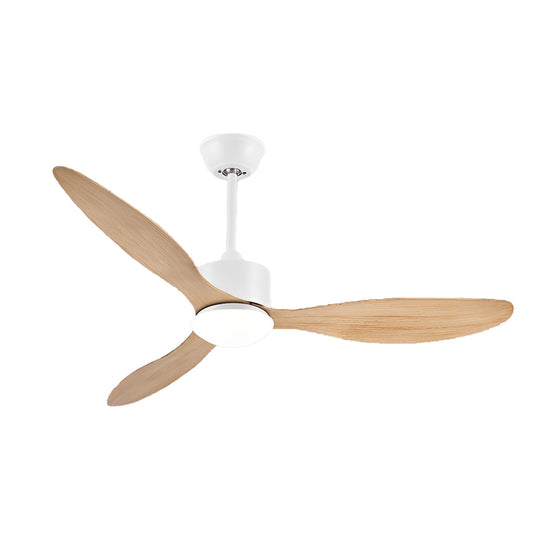 3-Blade Modern Ceiling Fan with Dimmable LED Light and Remote Control