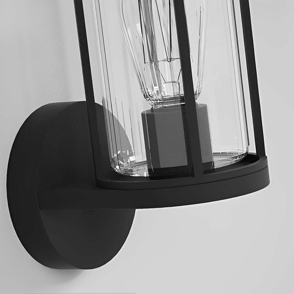 Modern Minimalist Round Outdoor Stainless Steel Light