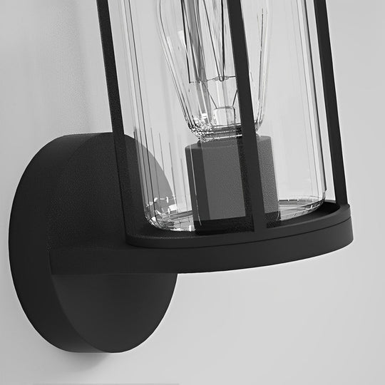 Modern Minimalist Round Outdoor Stainless Steel Light