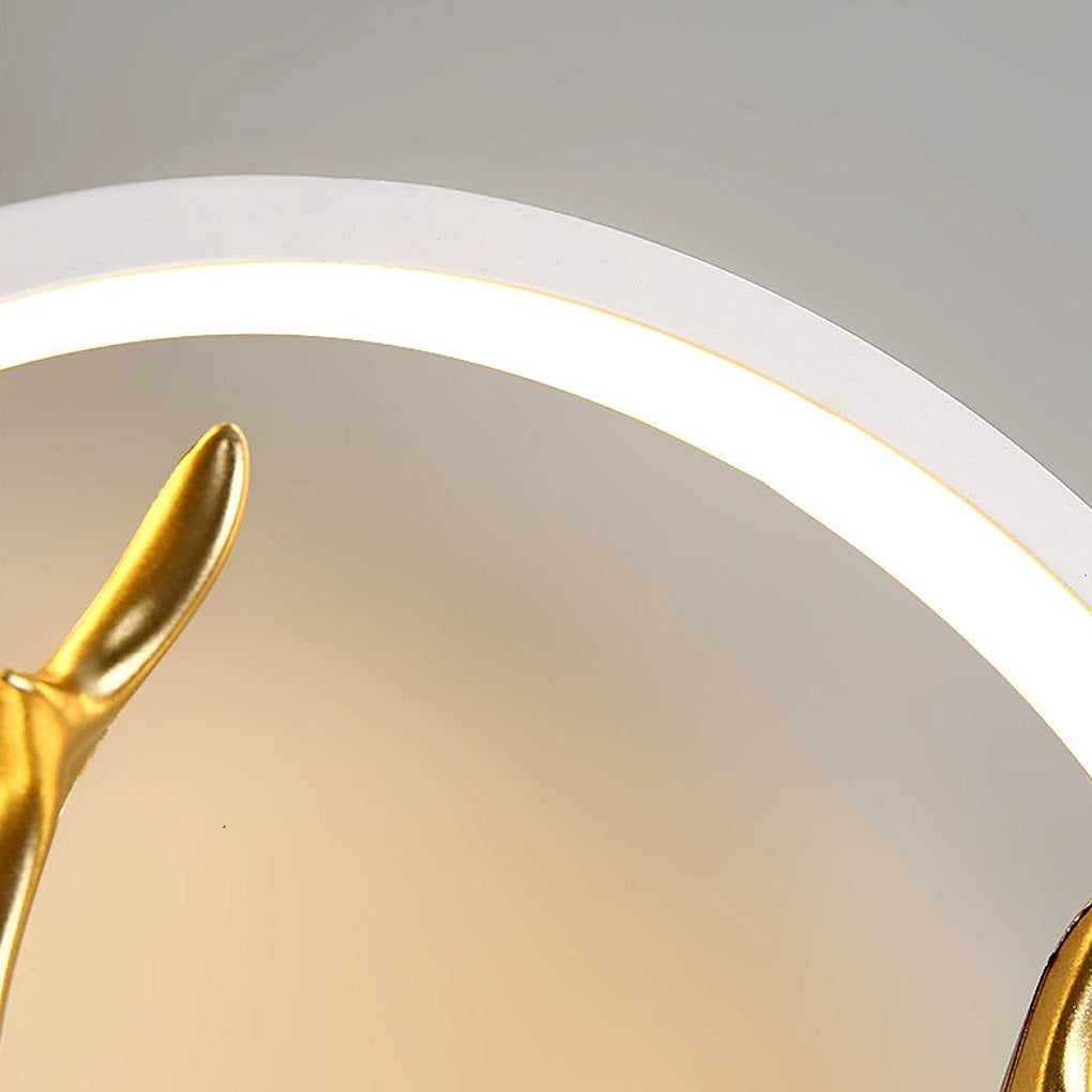 Antler Design Round and Square Modern LED Wall Lamp