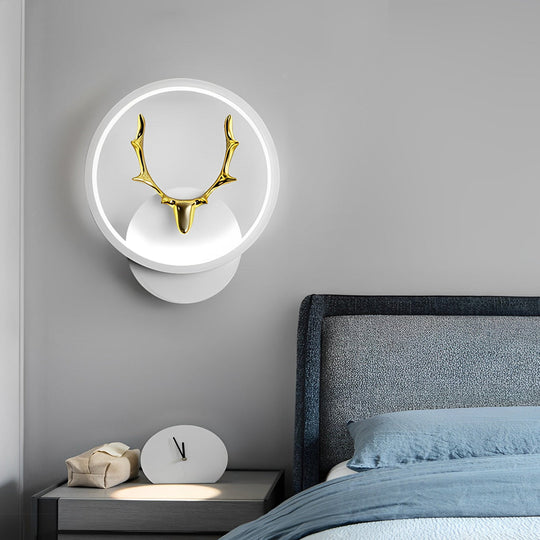 Antler Design Round and Square Modern LED Wall Lamp