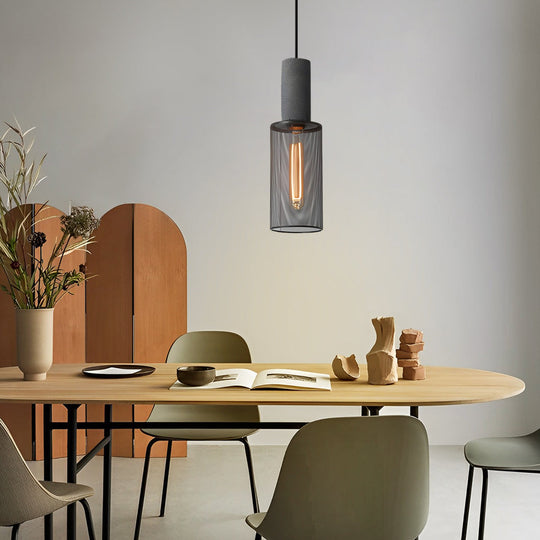 Creative Metal Meshed Black Industrial Style Pendant Light Chandelier