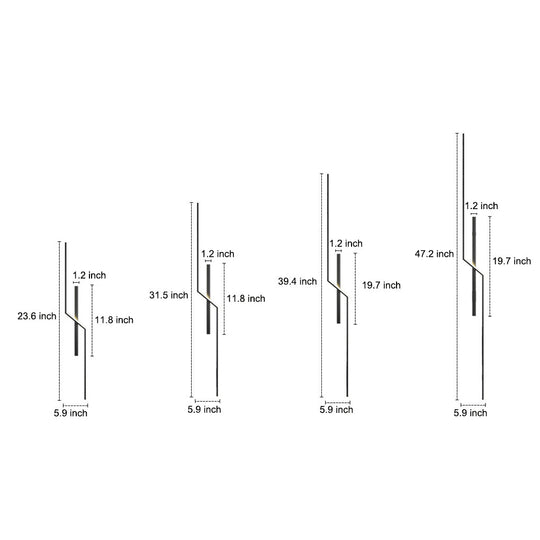 Creative Lines LED Minimalist Wall Lamp
