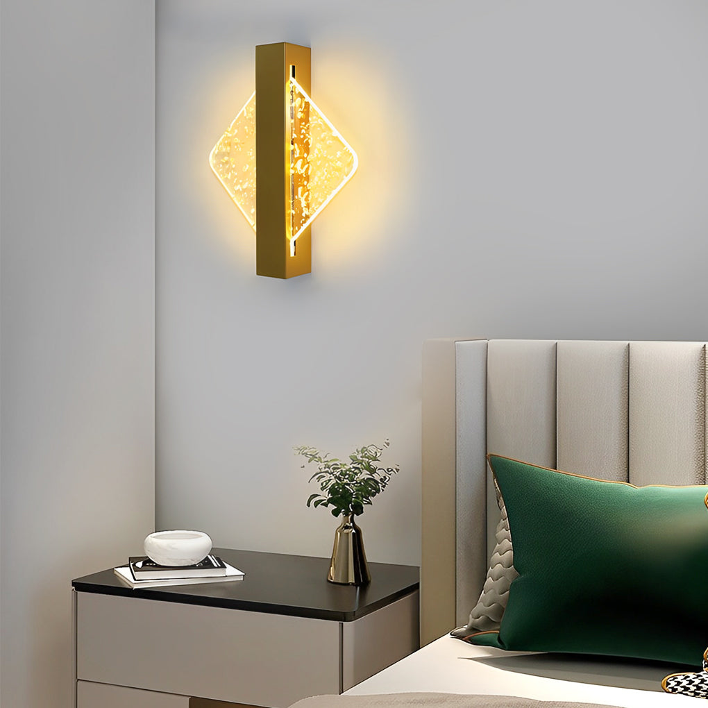 Round Square Semicircle LED Nordic Bedside Wall Lamp