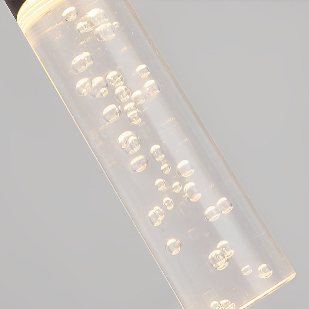 Personality Minimalist LED Black Nordic Pendant Light for Kitchen Island