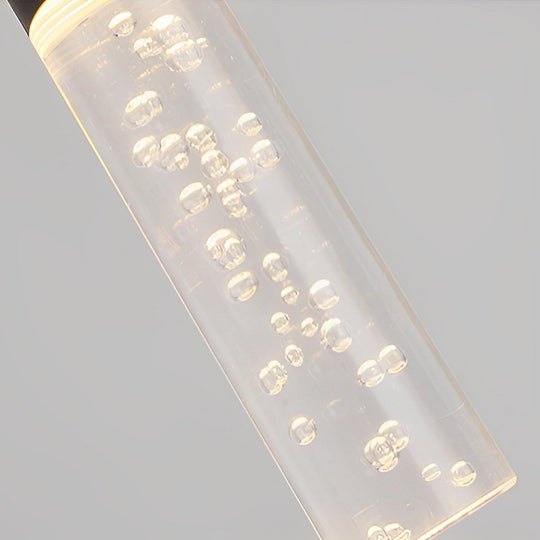 Personality Minimalist LED Black Nordic Pendant Light for Kitchen Island