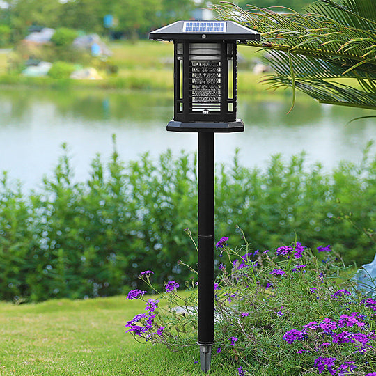 360° Multifunctional Solar Mosquito Killer Lamp with Waterproof Dual Lighting Modes