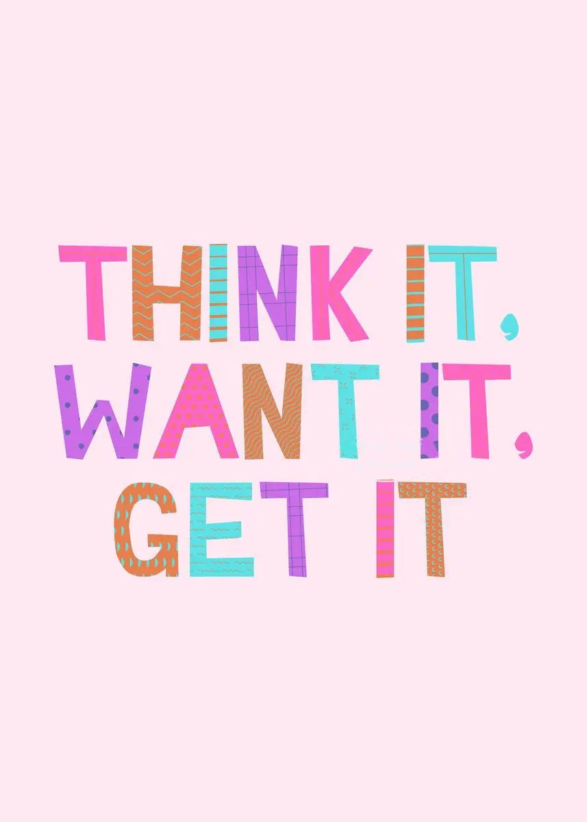 Ciao Minimal Typographic Canvas Wall Art Print