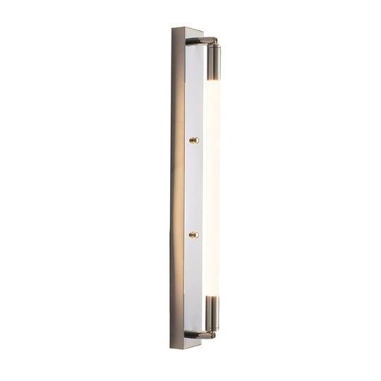 19.68'' Acrylic Tube 1-Light LED Wall Lamp – Black / Gold / Chrome