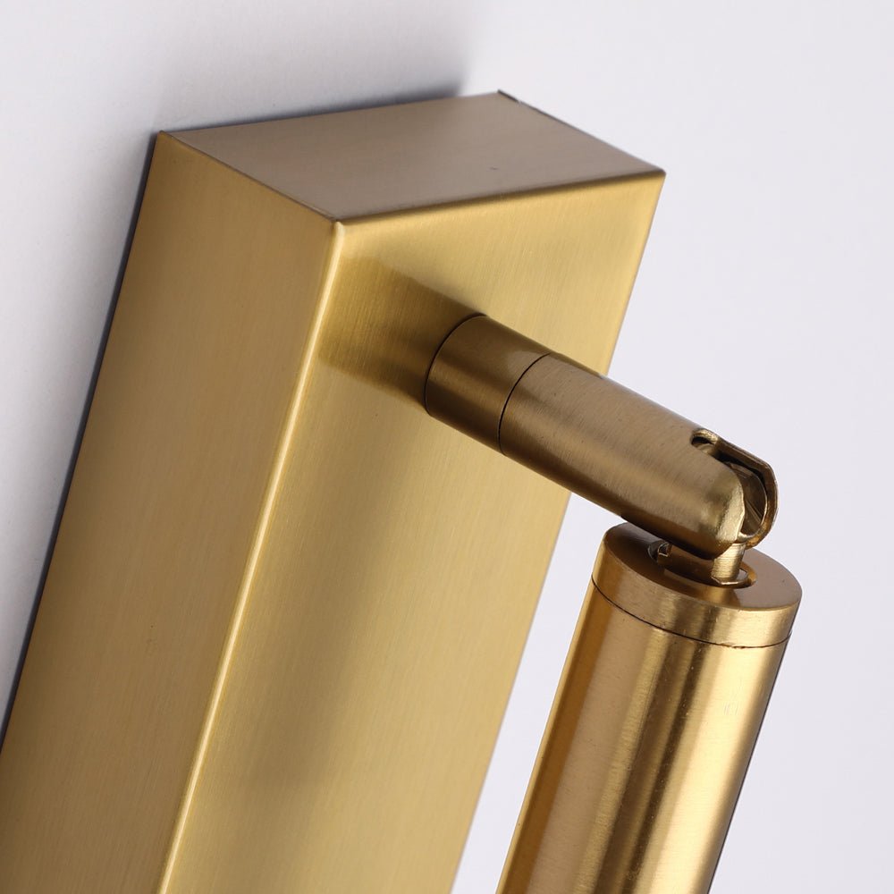 19.68'' Acrylic Tube 1-Light LED Wall Lamp – Black / Gold / Chrome