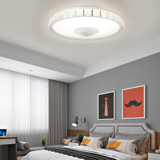 19.69'' Bladeless LED Indoor Smart Ceiling Fan with Remote Control