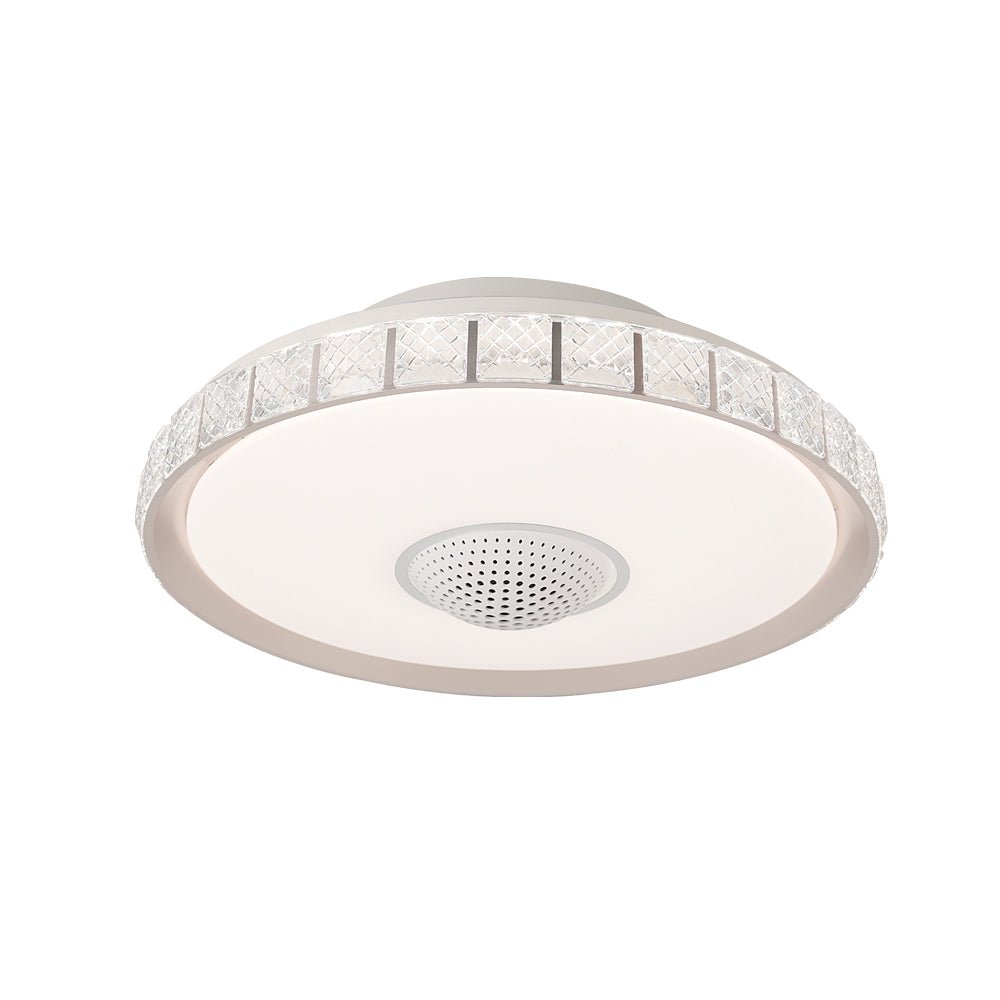 19.69'' Bladeless LED Indoor Smart Ceiling Fan with Remote Control