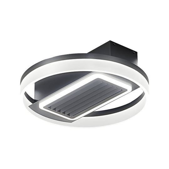 19.7'' Nordic 6-Speed Bladeless Ceiling Fan with LED Light and Remote
