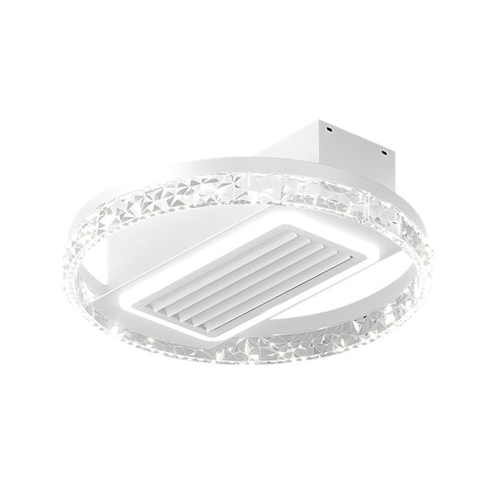 19.7'' Nordic 6-Speed Bladeless Ceiling Fan with LED Light and Remote