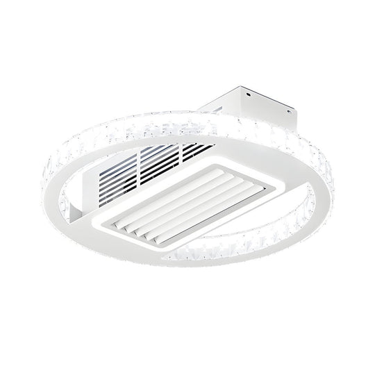 19.7'' Nordic 6-Speed Bladeless Ceiling Fan with LED Light and Remote