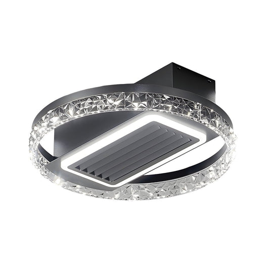 19.7'' Nordic 6-Speed Bladeless Ceiling Fan with LED Light and Remote