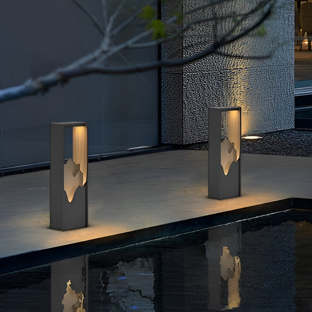 LED Mountain Scenery Path Lights Waterproof Landscape Lighting for Outdoor Elegance