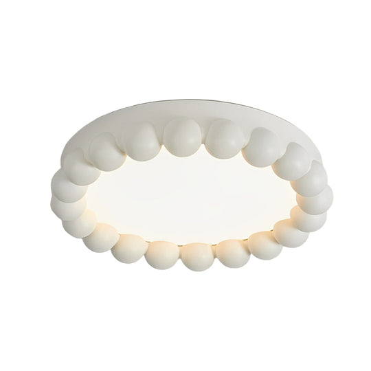 Round Artistic Handmade Three Step Dimming LED Nordic Ceiling Light